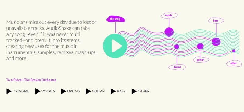 Audioshake - Songs mit KI-Unterstützung in Stems verwandeln_Künstliche Intelligenz