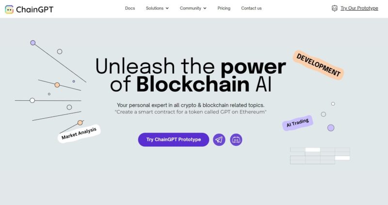 ChainGPT -KI Assistent für Krypto und Blockchain - Künstliche Intelligenz