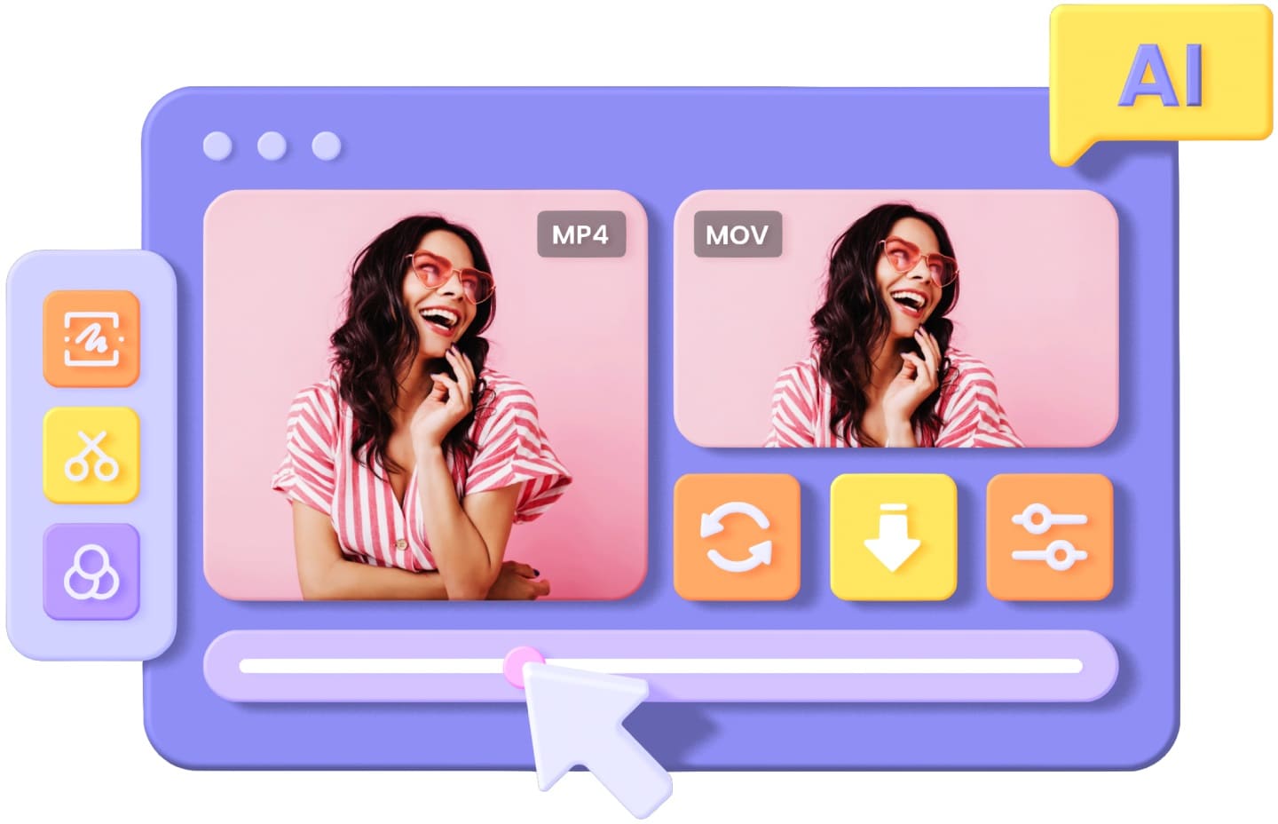 HitPaw Video Converter - Videos mit KI-Unterstützung umwandeln - Künstliche Intelligenz
