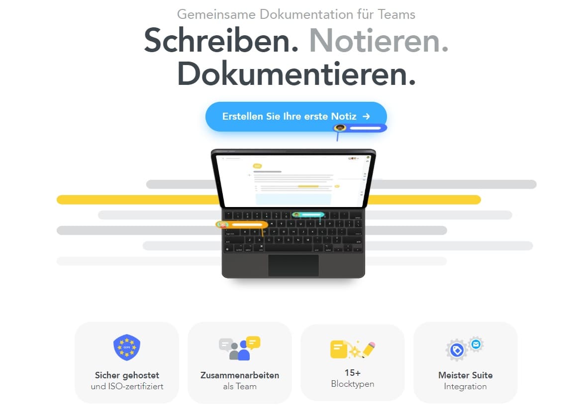 MeisterNode - Online-Dokumentationstool für Teams - Künstliche Intelligenz