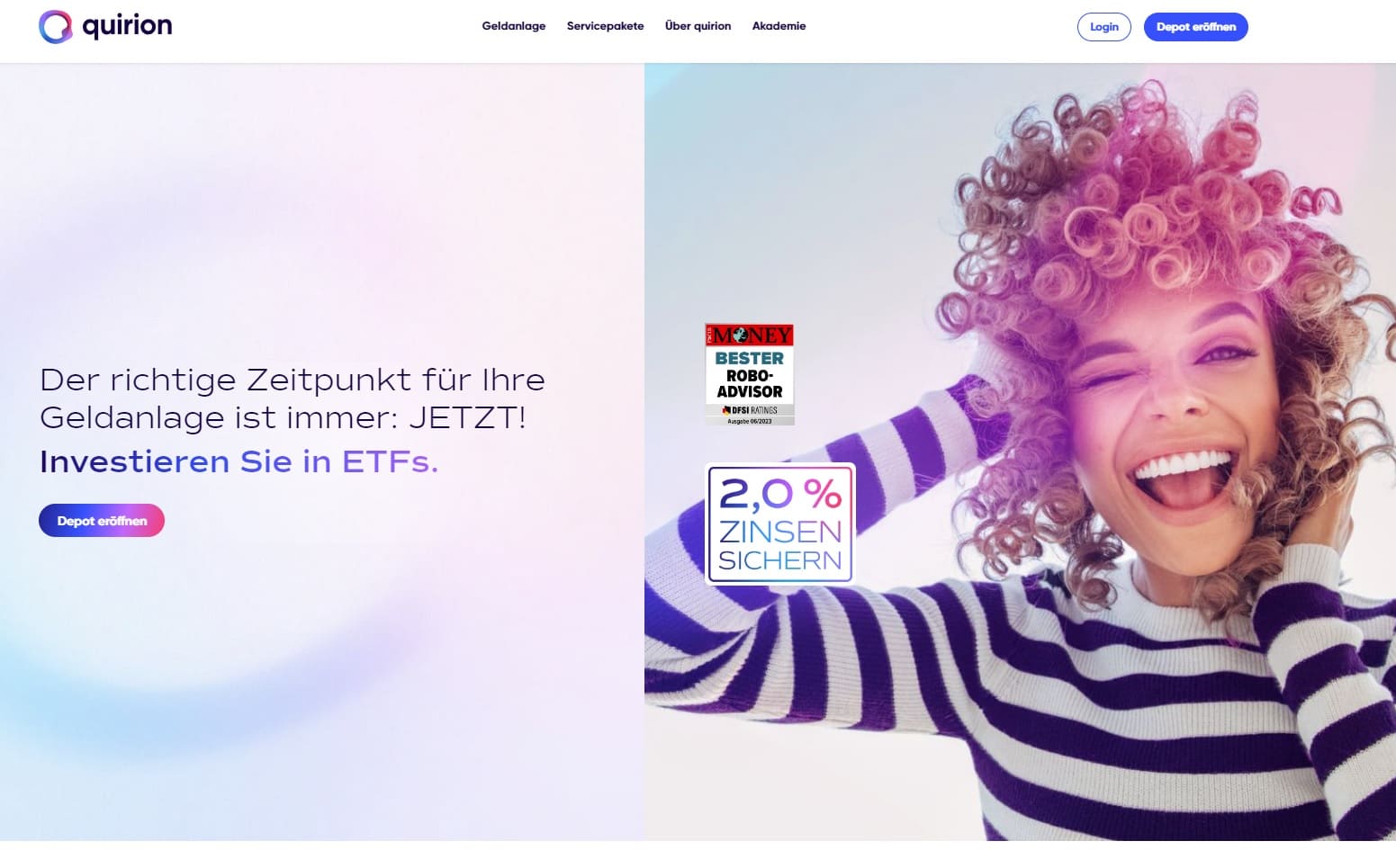 Quirion Robo-Advisor - Einfach und effizient Geld anlegen - Künstliche Intelligenz